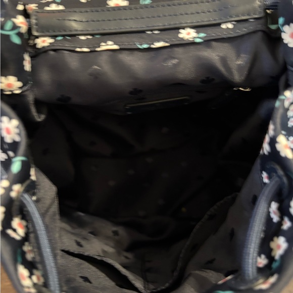 Kate Spade Navy Floral Print Backpack - Picture 7 of 8